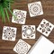 50PCS Mandala Painting Stencils Set – 4x4 Inch Reusable PET Mylar Stencils for DIY Crafts on Wood, Rocks, Canvas, Fabric, Glass & Pottery